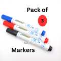 Piano White Board Marker - Round Tip Markers - Refilable Markers - Erasable Whiteboard Marker - Wipeable Ink Marker. 
