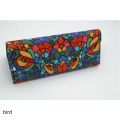QTriangle Portable Folding Glasses Case Hard Cartoon Animal Print Pattern Glasses Storage Box Magnetic Leather Case For Eyeglass. 