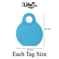 Goat Neck Tags + Collar Set ( Plan Tags no Numbering Mention ) Kisi Bhi Marker Se Ap Number Lihk Sahkte Hain. 