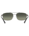 Ray-Ban Pillow Metal Gunmetal/Grey Frame Grey Gradient Lenses-RB3687-004/71-58. 
