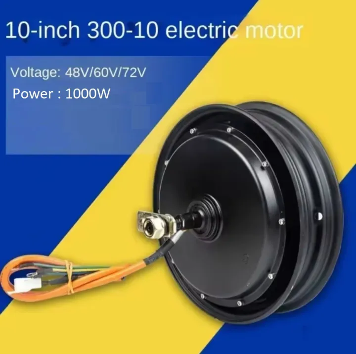 Electric%20Scooter/%20Scooty%20BLDC%20DC%20Brushless%20Rear%20Wheel%2010%20Inch%201000W%20HUB%20Motor%2048-60V%20-%20Image%202