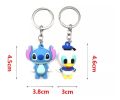 1 x Disney Rubber Keychain PVC  keychains for women Multi-colored Funko Pop! Keychain Mickey Mouse and other classic Disney characters as Pops. 