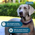 Original Seresto Flea & Tick Treatment & Prevention Collar For Dogs Cats,safe Natural Ingredient Protection For Months, Waterproof. 