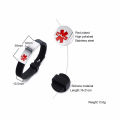 Vnox Just throw me in the trash Medical Alert ID Bracelets for Men Women Stainless Steel Tag Adjustable Silicone Rudder Band. 