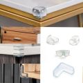 Silicone Corner Protectors , Pack of 4, High-Quality Anti-Collision Table Bumpers, Baby and Kids Safety Products for Table Corners. 
