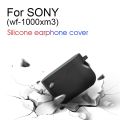 With Hook Bluetooth Headset Soft Silicone Case For Sony WF-1000XM3 WF-1000XM4 Earphone Anti-Shock Cover. 