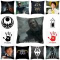 Hey You Youre Finally Awake Skyrim Meme Cushion Cover Sofa Decoration Square Throw Pillow Case 40x40cm Funny Todd Howard Printed. 