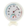 Round Small Indoor Analog Temperature Humidity Meter Thermometer Hygrometer. 