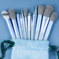 13Pcs Professional Makeup Brushes Pcs Travel Portable Soft Makeup Brushes for Women Eye Shadow Foundation Women Cosmetic Brush Eyeshadow Blush Beauty Soft Make Up Tools Bag. 