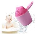 Baby Bath Mug Cartoon baby shower cap baby shampoo cup child bathing baby bath spoon child shampoo cup child bath baby bath shower mug KS. 