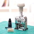 E7506 Numbering Machine 6-Digit Automatic Number Stamp | Durable Metal Self-Inking Numbering Stamp for Office, Invoicing, Document Control & Serial Coding. 