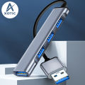 AXOTIC USB HUB 3.0 With 4 Ports 5V/1.5A Charging High-Speed 5Gbps USB3.0 Sync Data USB Splitter For Computer Flash Drive. 