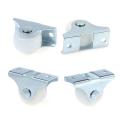4pcs 1 Inch Drawer Wheel Plastic Directional Caster Guide Furniture Small Pulley. 
