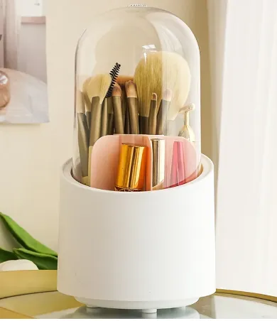 360%20%C2%B0%20Rotation%20Dustproof%20Transparent%20Cover%20Pencil%20Desktop%20Accessories%20Storage%20Box%20Dressing%20Table%20Makeup%20Brushes%20Storage%20-%20Image%203