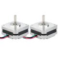 2Pcs 17Hs08-1004S 4-Lead Nema 17 Stepper Motor 20mm 1A 13Ncm(18.4Oz.In) 42 Motor Nema17 Stepper for Diy Cnc Xyz. 