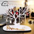 OonaMall Antler Jewelry Holder Rustic Deer Antler Jewelry Organizer Stand with Tray Necklace Bracelet Earring Holder for Bedroom Decor Perfect Gift for Her Decorative Jewelry Rack. 