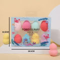 Spot cross-border wholesale beauty egg gourd, water droplets, puffs, makeup eggs, no powder, dry and wet gift box set. 