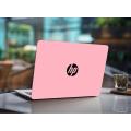Hp logo Pink Background, Laptop Skin Vinyl Sticker Decal, 12 13 13.3 14 15 15.4 15.6 inch Laptop Skin Sticker Cover Art Decal Protector Fits All Laptops. 