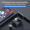 YD MINI Wireless Bluetooth Earphones In-Ear ENC Noise Reduction Headphone Waterproof Earbuds Airpods Digital Display TWS Bluetooth Earbuds Earphones HD Stereo Fingerprint Touch Noise Cancelling Gaming Headset With Mic. 