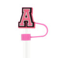 1PCS Letter Silicone Straw Covers Cap Compatible With Stanley 30&40Oz Cup 10mm Straw Toppers Reusable Dust-Proof Straw Caps-Cola Kids. 