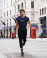 Stylish Golden RR Printed Summer Tshirt Trouser Tracksuit for Men. 