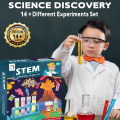 14-in-1 STEM Science Kits Educational Toy Lab for Kids - Chemistry and Physics Experiments, Ideal for Boys and Girls. 