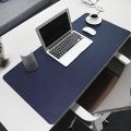 Desk Pad Office Desktop Protector 31.5 Inch x 15.7 Inch, Leather Mat. 