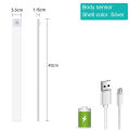 Night Light Motion Sensor Light Wireless USB Under Cabinet Light For Cabinet Bedroom Wardrobe Indoor Lighting 3color in One Lamp. 