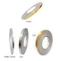 Diy copper gold silver foil strip dwaterproof water home decoration gap sealing foil tape sticker wall seam floor sticker. 