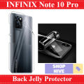 Infinix Note 10 Pro Back Clear Jelly Protector Soft Film Protection Hydrogel Film Protector For Infinix Note 10 Pro. 