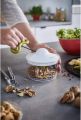 TEFAL Non Electric 500ml Manual Chopper, Transparent/Black/Green,  K1330404. 