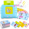 Early Education English Flash Cards Learning Machine With Sound For Kids, Childhood Intelligent Educational Audio Rechargeable Electronic Book Reading Learning Toy, Best Toys Gift For Children Boys & Girls, Children Kindle Card Ebook Dual Language. 