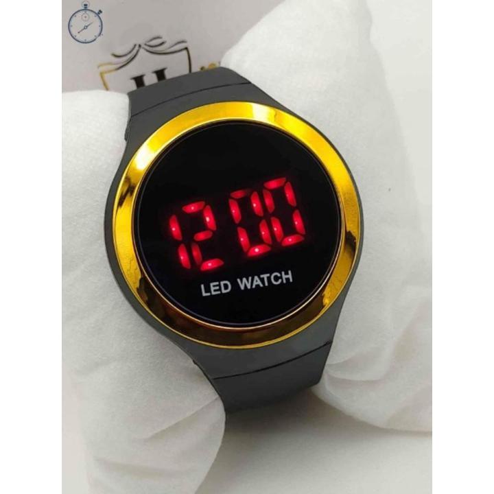 Round LED Digital Sports Watch for Boys/Girls/Kid's With Normal Box / Silicon Strap / Colors Available / Time Watch