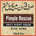Pimple Rescue Daily Night Cream AntiAcne & Anti Pimple Cream (4 DAYS EFFECTIVE) 25g. 
