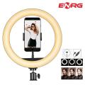 Energy - ENRG LED Ring light 20cm With Mobile Phone Holder Black. 