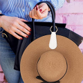Hat Clip for Travel Magnetic Hat Holder Backpack Clip Luggage White. 