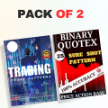 Pack Of 2 - Binary Quotex 25 Sure Shot Pattern Strategy Book In English - Chart Pattern Book In Urdu All Market Traders - Combo Deal. 