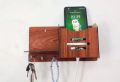 wooden wall keyholder with mobile stand wall mount mobile phone storage box wood mobile phone wood wall keychain holder wood mobile mobile phone charging stand big tree pocket sweet home. 