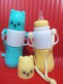 Always Feeding Penguin Design Baby Thermos Bottle Silicone Vacuum Glass Liner BPA free 230ml capacity Keep Milk Warm more than 12 hours.. 