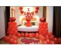 Pack of 100 Shining Red Romantic Wedding Room new Bedroom Wedding decoration Scene Layout Set Balloons. 