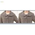 6 Pairs White Sponge Shoulder Pads for Women Men Unisex DIY. 