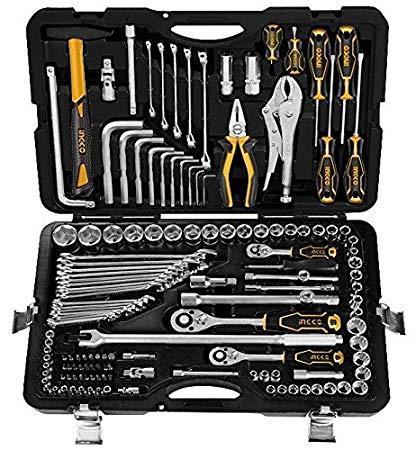 Ingco%20142Pcs%20combination%20tools%20set%20(Sockets,%20Wrenches,%20Hammer,%20Plier%20etc)%20With%20Hard%20BMC%20Box%20-%20Image%207