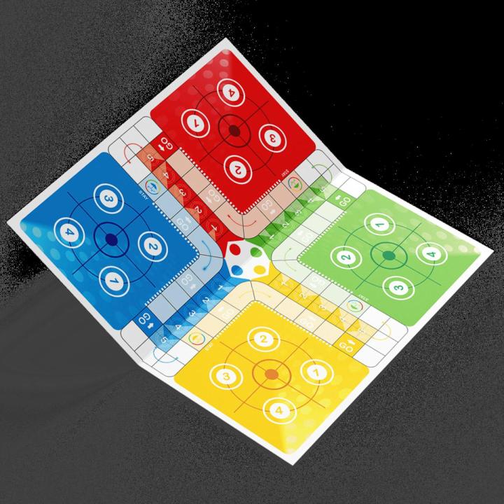 Wooden Ludo Board Game Extra Large 5 in 1