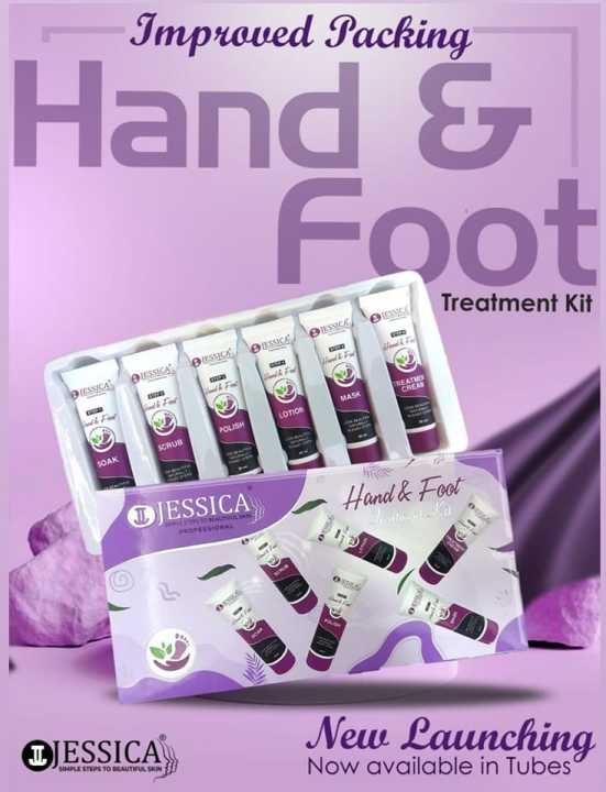 Jessica Hand & Foot Treatment Kit - 30ml Each Tube (Imported)