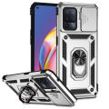 Cross-border application OPPO A74 Sergeant Anti-Drop Phone Case realme c11 Ring Sliding Window 2-in-1 Protective Case. 