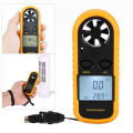 Handheld Digital Anemometer Air Velocity Meter Gauge Tester LCD display Velocity Flow Meter Gauge Simple Fidelity design. 