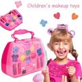 Girls Play Cosmetic Set Kids Makeup Kit Ice Cream Style Princess Pretend Play Toys Set Perfect Gift for Girls Learn to Wear Makeup. 