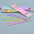 1Set Long Thin Cake Candles Metallic Birthday Candles Long Thin Candles In Holders for Birthday Wedding Party Cake Decorations. 