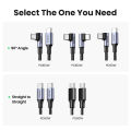 UGREEN 100W USB C To Type C Cable for iPhone 15 Macbook Samsung Xiaomi POCO Games Angle PD Fast Charging Cable Data USB Cable 5A. 