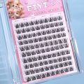 Eyes Lash Clusters - Eyes Makeup Tools - Individual Eyelash Clusters - Individual Cluster Lashes - DIY Eyelash Extensions - Natural Effect, Faux Mink, Soft - False Eyelashes. 